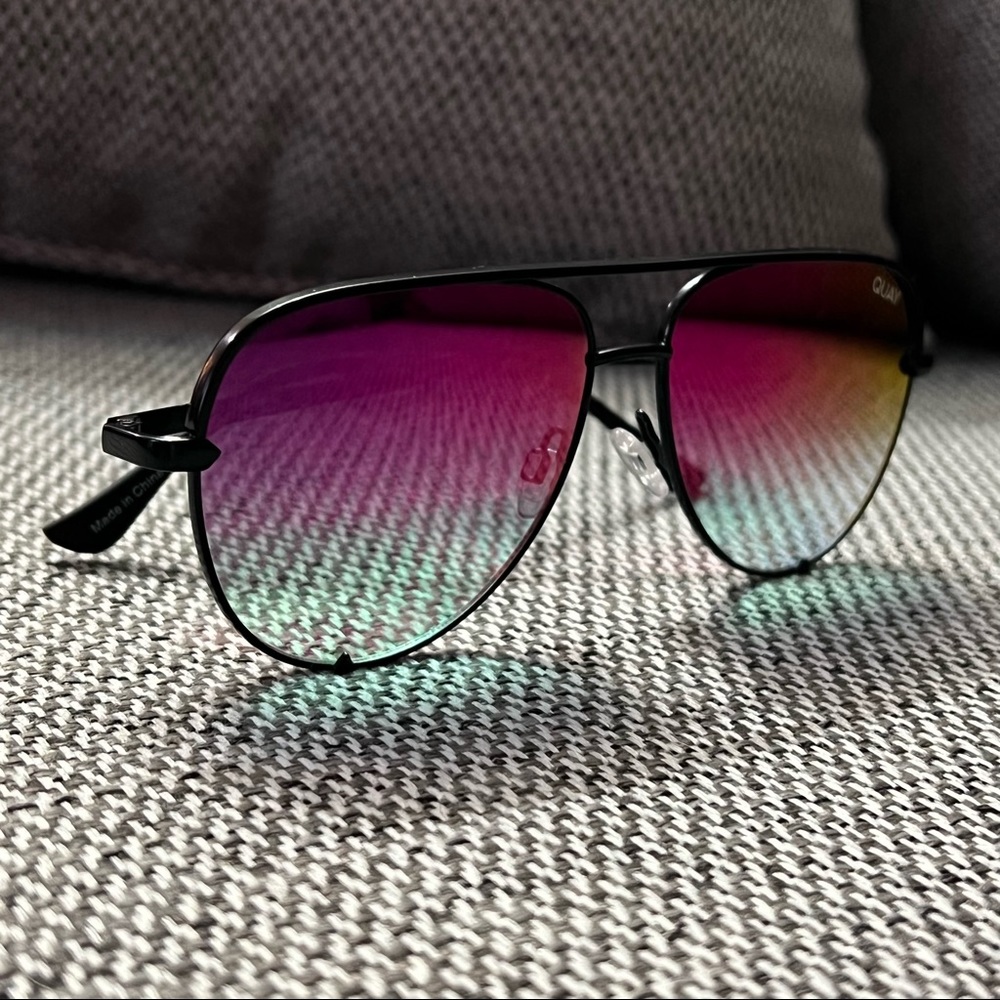 Limited edition Quay High key Mini purple fade